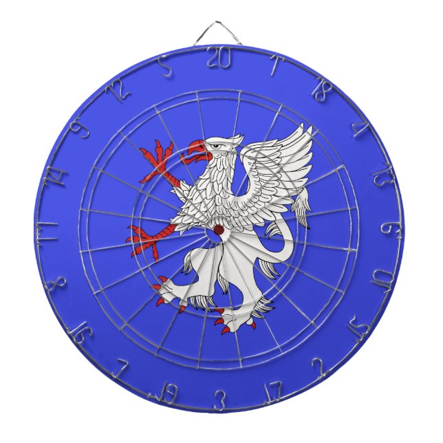 Tabla Dardos Griffin Rampant Argent (Frente)