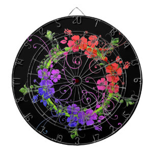 Tabla Dardos Grinalda das flores