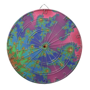 Tabla Dardos Groovy Rainbow Seacavalo Arte Fractal
