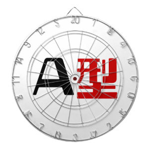 Tabla Dardos Grupo sanguíneo um Kanji japonês