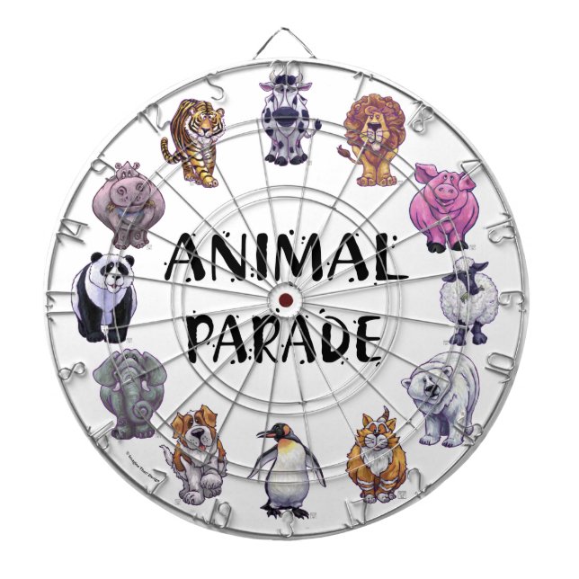 Tabla Dardos Grupos de Desfile Animal (Frente)