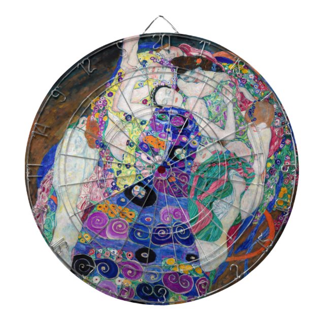 Tabla Dardos Gustav Klimt - A Virgem (Frente)