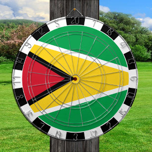 Tabla Dardos Guyana Dartboard & Guyana Flag / conselho de jogos