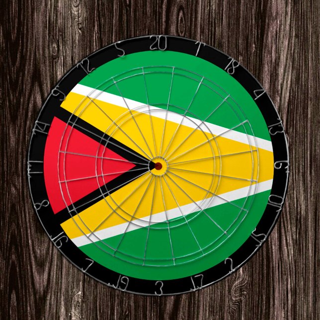 Tabla Dardos Guyana Flag Dartboard & Guyana / conselho de jogos (Criador carregado)