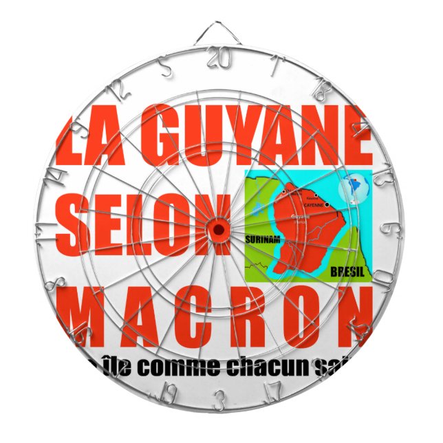 Tabla Dardos Guyane selon Macron est une île (Frente)