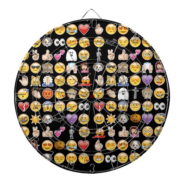 Tabla Dardos halloween emoji (Frente)