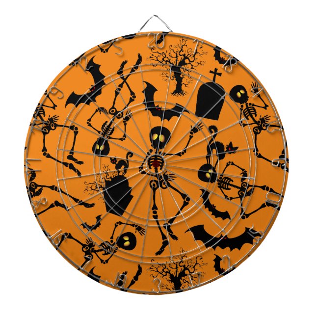Tabla Dardos Halloween Skeletons Macabre Dance (Frente)