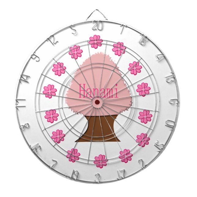 Tabla Dardos Hanami - Árvore de Cereja Japonesa (Frente)