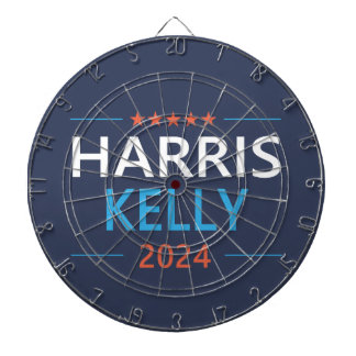 Tabla Dardos Harris Kelly 2024 Kamala Harris Democrata