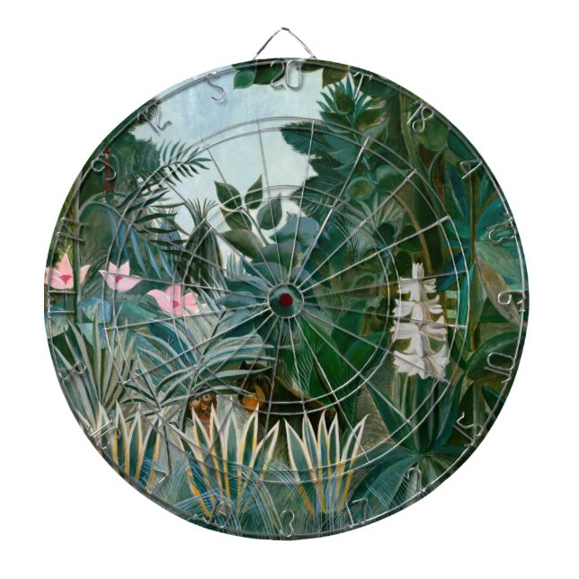 Tabla Dardos Henri Rousseau - A Selva Equatorial (Frente)