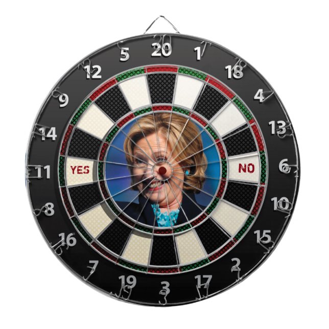 Tabla Dardos Hillary SIM ou NÃO (Frente)