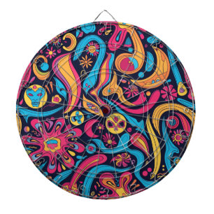 Tabla Dardos Hippie Dartboard