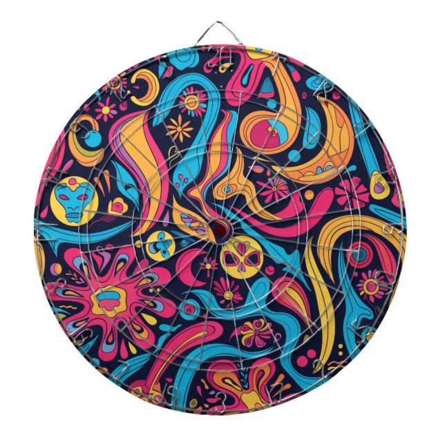 Tabla Dardos Hippie Dartboard (Frente)