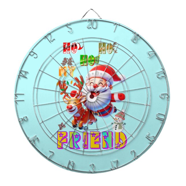 Tabla Dardos Ho Ho Ho Meu Querido Amigo (Frente)