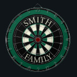 Tabla Dardos Hunter Green Black Personalised Dart Board<br><div class="desc">Este conselho personalizado de dardo é uma maneira divertida de expressar seu estilo pessoal. Design tem cores verdes e pretas caçadoras. Personalize o conselho com seu nome de família ou texto. Use a modelo para criar seu próprio conselho de dardo personalizado.</div>