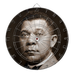 Tabla Dardos Ícone da História Negra: Booker T Washington, Retr