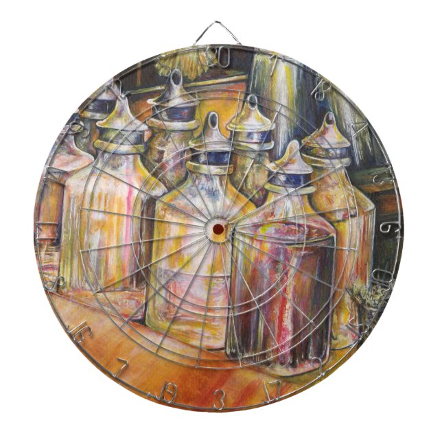 Tabla Dardos Ideografia da luz Ouro (Frente)