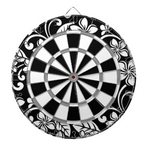 TABLA DARDOS ILHA PLUMERIA (PRETO)