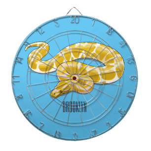 Tabla Dardos Ilustração de cobra de pitão birmanês