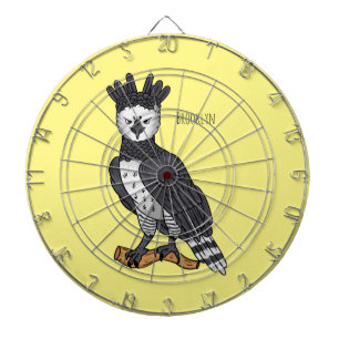 Tabla Dardos Ilustração de desenho animado de Harpy eagle