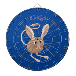Tabla Dardos Ilustração de desenho animado de jerboa, de orelha