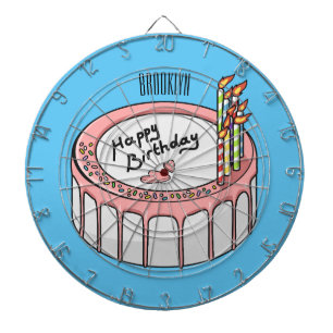 Tabla Dardos Ilustração de desenho de bolo de aniversário