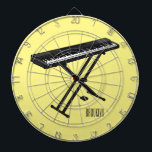 Tabla Dardos Ilustração de desenho de piano de teclado<br><div class="desc">Ilustração de desenho de piano de teclado</div>