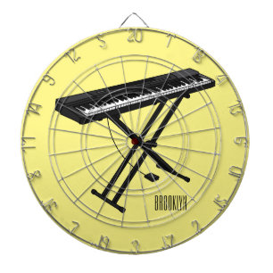 Tabla Dardos Ilustração de desenho de piano de teclado