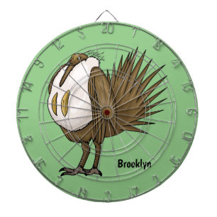 Tabla Dardos ilustração do desenho animado de aves de garagem d