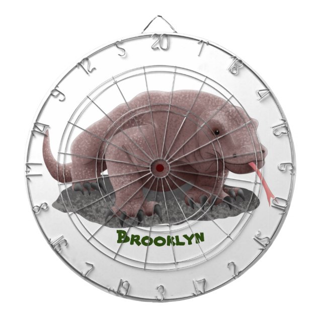 Tabla Dardos Ilustração do dragão Komodo (Frente)