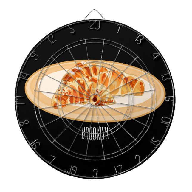 Tabla Dardos Imagem croissant (Frente)