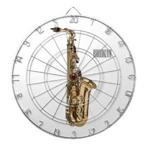 Tabla Dardos Imagem de desenhos saxofônicos