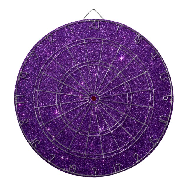Tabla Dardos Imagem do brilho roxo brilhante (Frente)