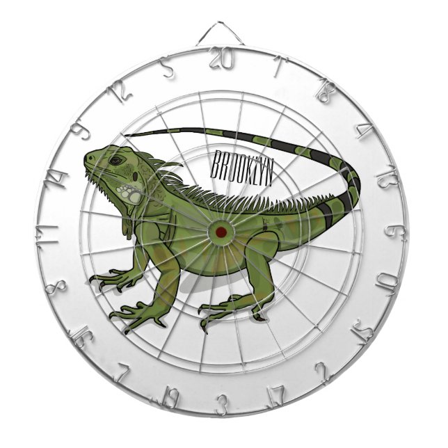 Tabla Dardos Imagem do desenho de Iguana (Frente)