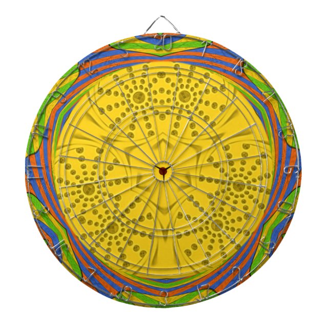 Tabla Dardos Impressão de arte egípcia com Design de quadros ch (Frente)