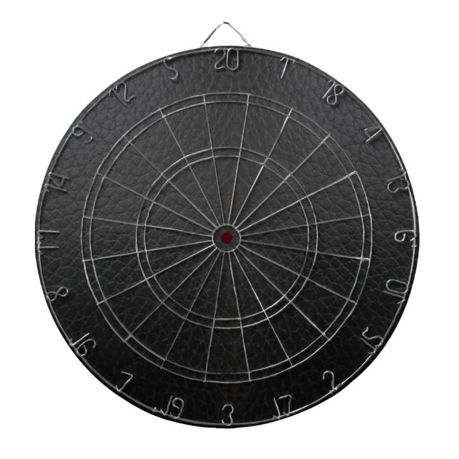 Tabla Dardos Impressão de textura de couro preto (Frente)