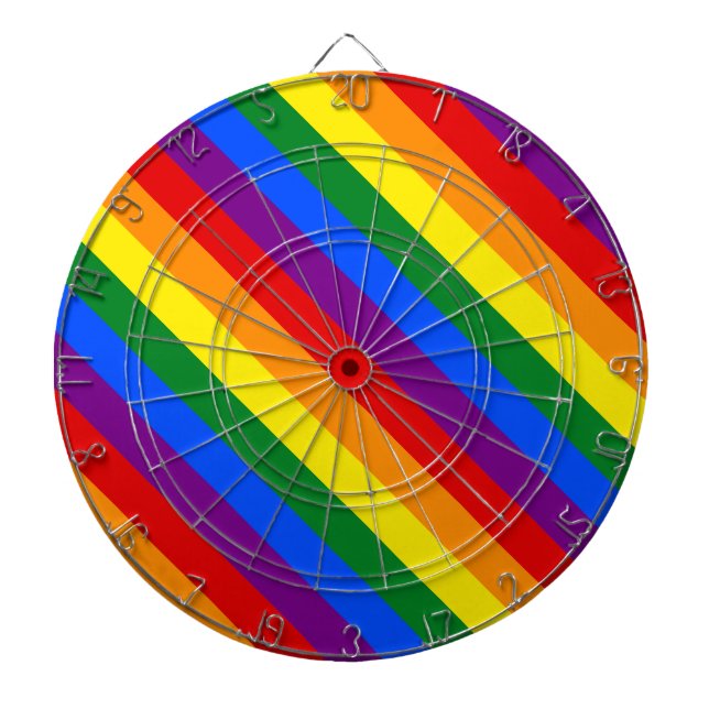 Tabla Dardos Inclusão do Orgulho Arco-Íris Igualdade de Direito (Frente)