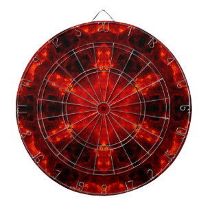 Tabla Dardos Inferno Nexus - Arte Caleidoscópica Fiery