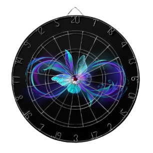 Tabla Dardos Infinidade brilhante com borboleta mágica