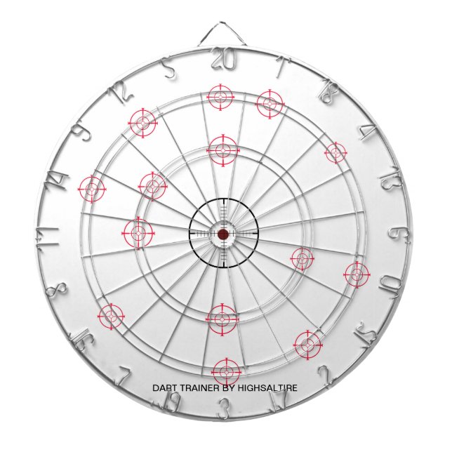 Tabla Dardos instrutor do conselho de dardo pelo highsaltire (Frente)