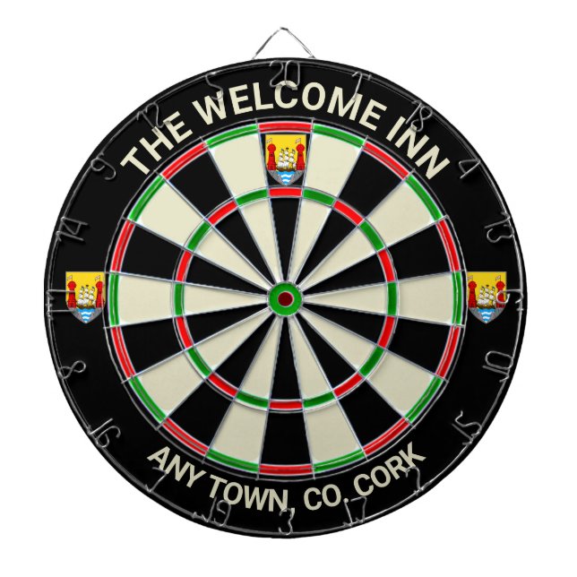 Tabla Dardos Irish County Cork Ireland Dartboard (Frente)
