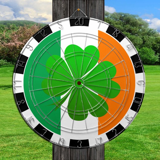 Tabla Dardos Irish Dartboard, Shamrock & Irish Flag game (Criador carregado)