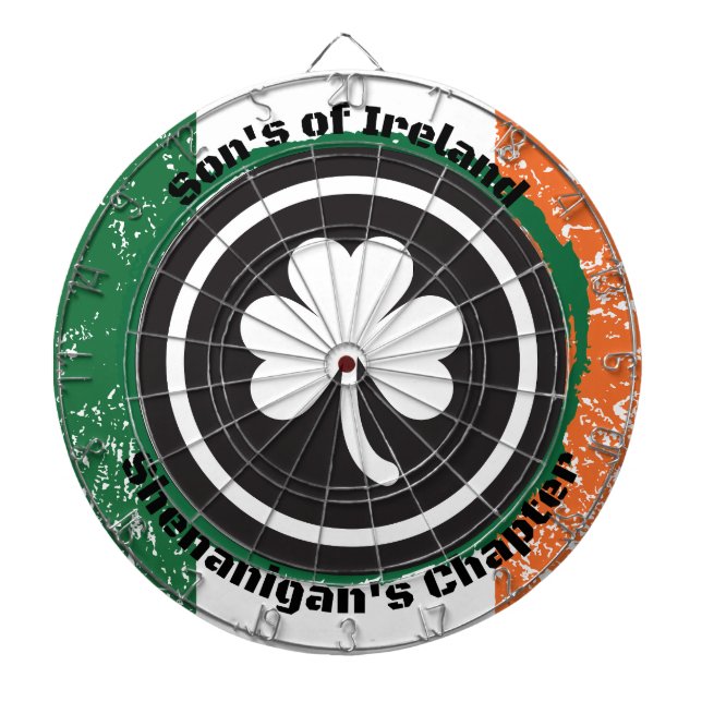 Tabla Dardos Irish Flag Dart Board (Frente)