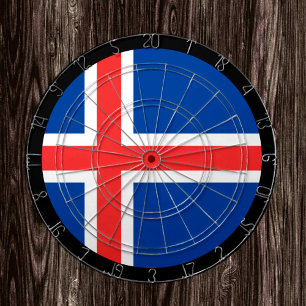 Tabla Dardos Islândia Flag Dartboard & dardos / conselho do jog