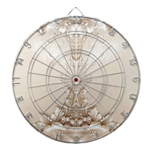 Tabla Dardos Ivory Flowers Dartboard (Frente)