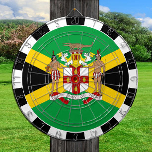 Tabla Dardos Jamaica Dartboard & Jamaican Flag / conselho de jo