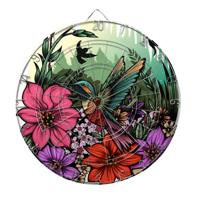 Tabla Dardos Jardim do Hummingbird (Frente)