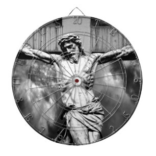 Tabla Dardos Jesus em uma cruz