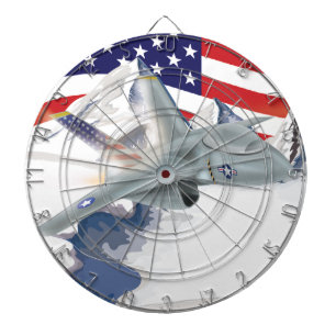 Tabla Dardos Jet de caça americano