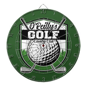 Tabla Dardos Jogador de Golfe Personalizado Pro Golf Country Cl